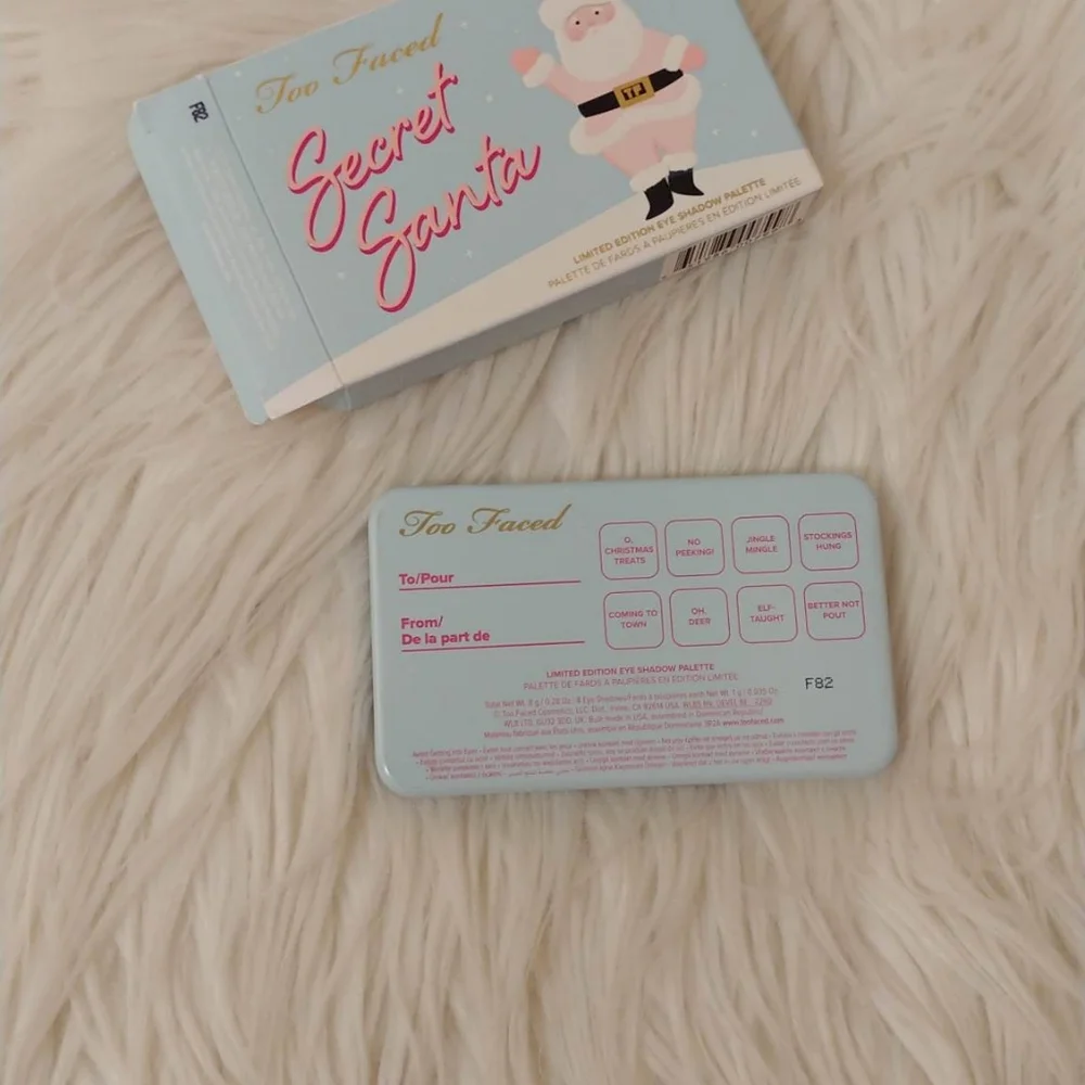 🎅FIRM! NWT TOO FACED SECRET SANTA EYESHADOW PALETTE (LIMITED EDITION)